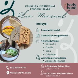 Plan de Nutrición Mensual