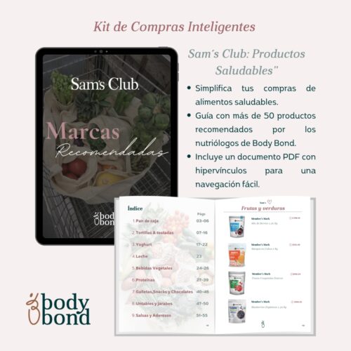 Sam’s Club: Kit de Compras Inteligentes y Saludables - Body Bond